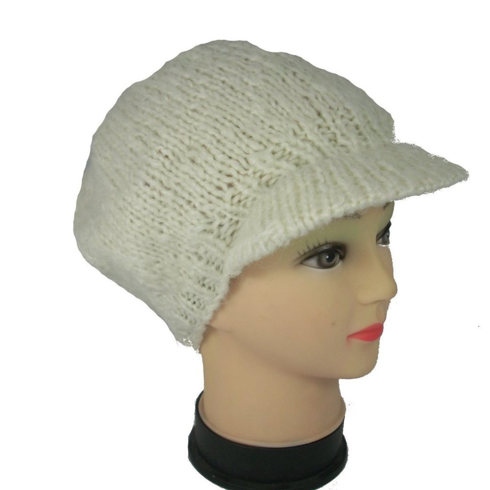 Scala Pronto Chunky Knitted Beanie Hat With Brim